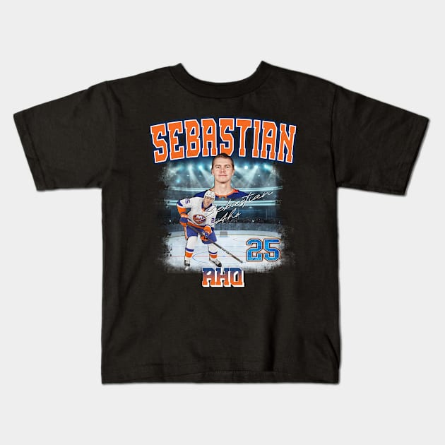 Sebastian Aho Kids T-Shirt by Rakuten Art